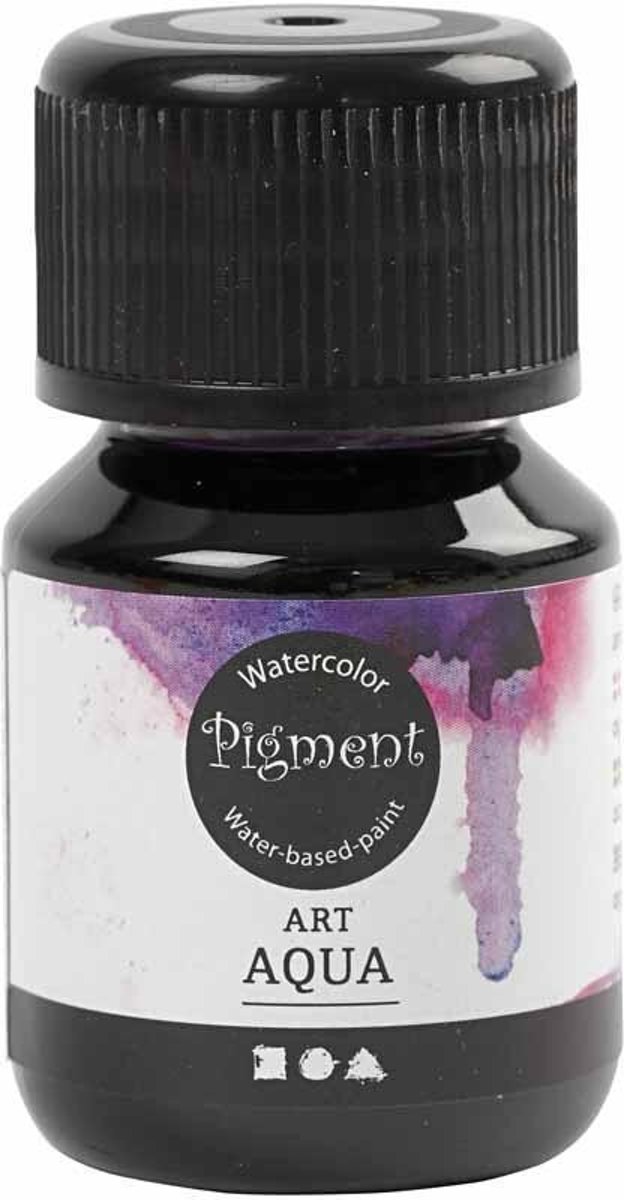 Vloeibare aquarelverf, paars-rood, 30ml [HOB-34373]